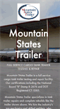 Mobile Screenshot of mountainstatestrailer.com